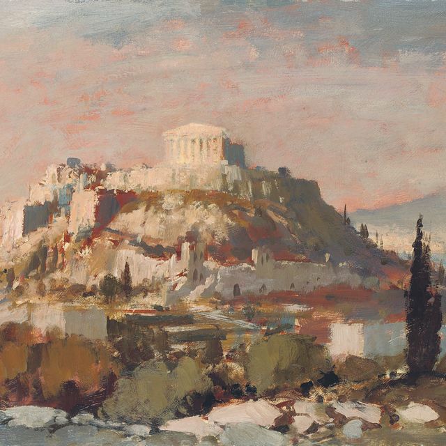 Edward Seago — Акрополь, Афины