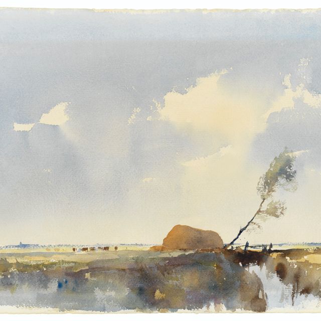 Edward Seago — Хэририк в Терн-Марш, Норфолк