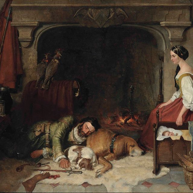 Edwin Henry Landseer — "Отдых лоточника"