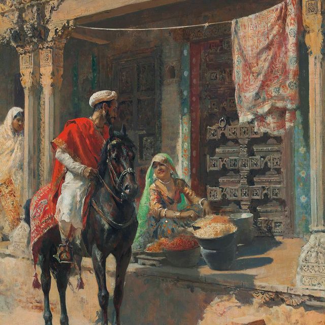 Edwin Lord Weeks — Уличный торговец, Ахмадабад