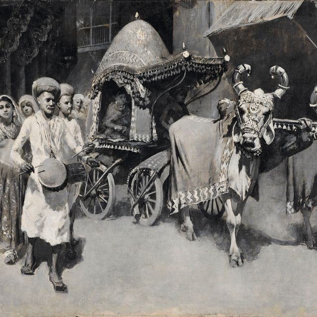 Edwin Lord Weeks — Свадебная процессия в Индии