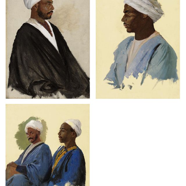 Edwin Lord Weeks — Три исследования североафриканских мужчин