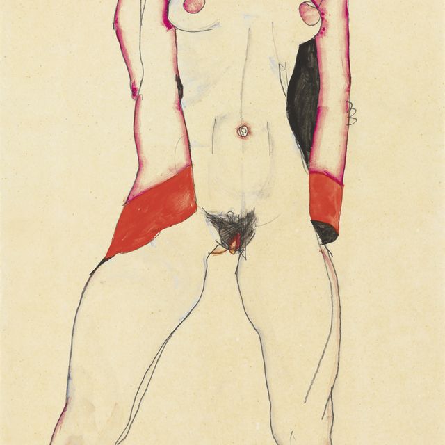 Egon Schiele — Туловище Вайблихера