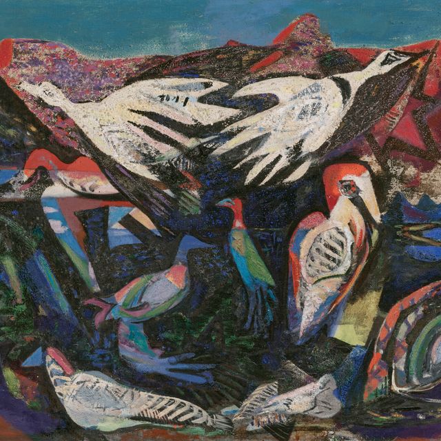 Eileen Agar — Все птицы отдают дань уважения Фениксу