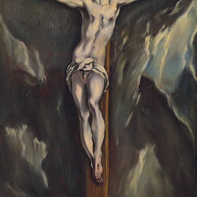 El Greco — Христос на кресте