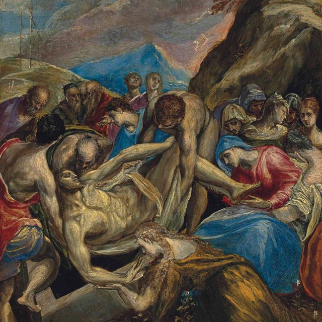 El Greco — Погребение Христа