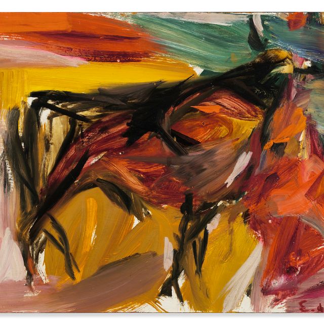 Elaine de Kooning — Стоящий бык