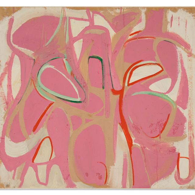 Elaine de Kooning — Без названия (Черная гора #13)