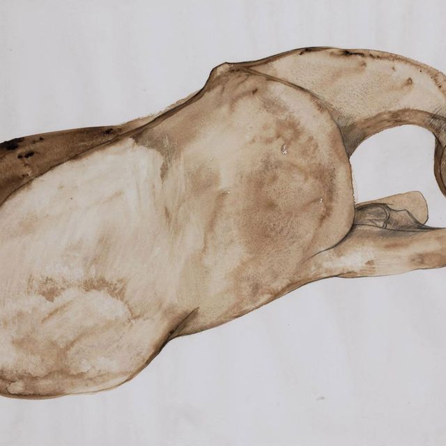 Elisabeth Frink — Лежащая лошадь