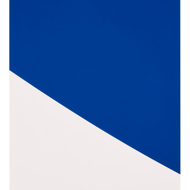 Ellsworth Kelly — Синяя кривая, из третьей серии кривых