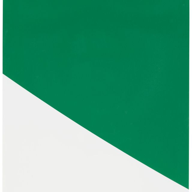 Ellsworth Kelly — Зеленая кривая, из третьей серии кривых