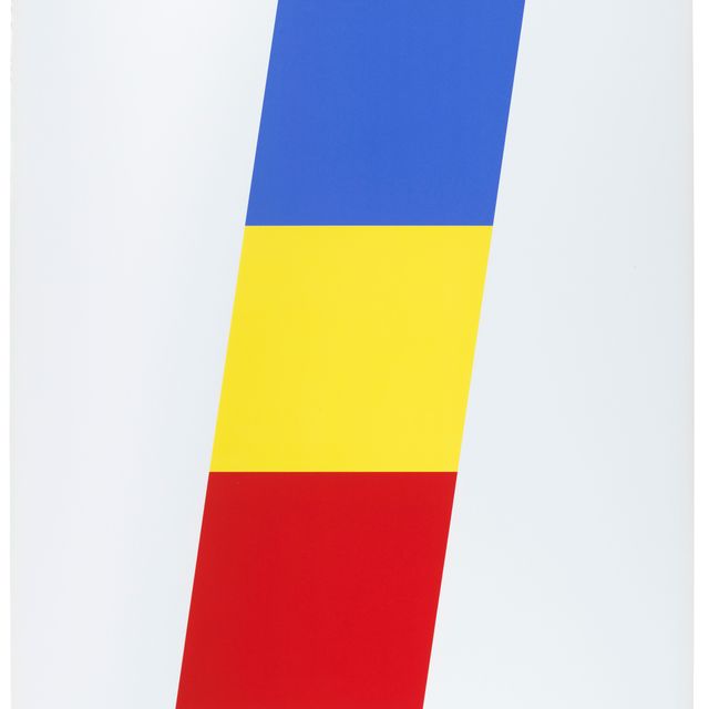 Ellsworth Kelly — Синий, желтый, красный, из серии из десяти литографий