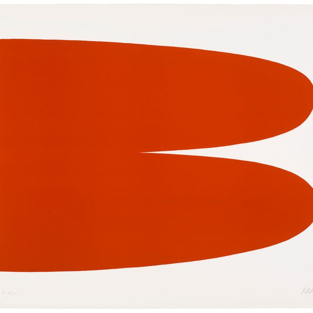 Ellsworth Kelly — Красно-оранжевый (Rouge-Orange) из сюиты из двадцати семи цветных литографий