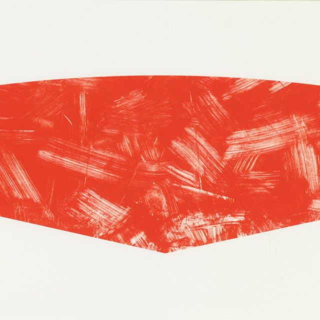 Ellsworth Kelly — Красная кривая (состояние I) (Axsom 215; Gemini 1347)