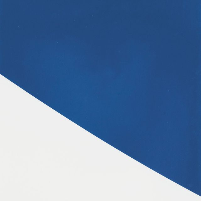 Ellsworth Kelly — Синяя кривая, из третьей серии кривых