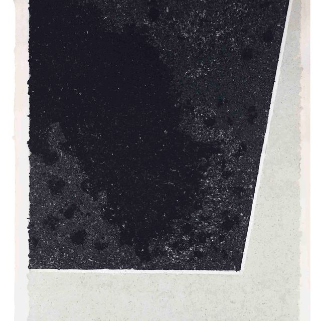 Ellsworth Kelly — Цветная бумага Image X (синяя с серым) (A. 150)