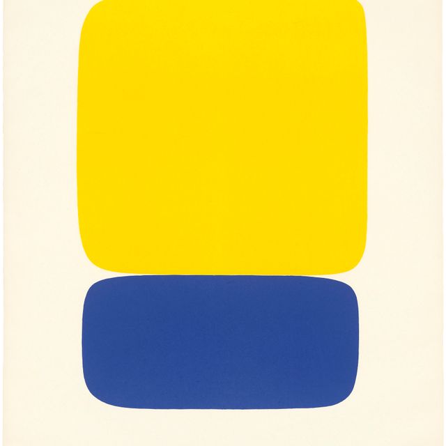 Ellsworth Kelly — Желтое на темно-синем, фото 19, от: Série IX