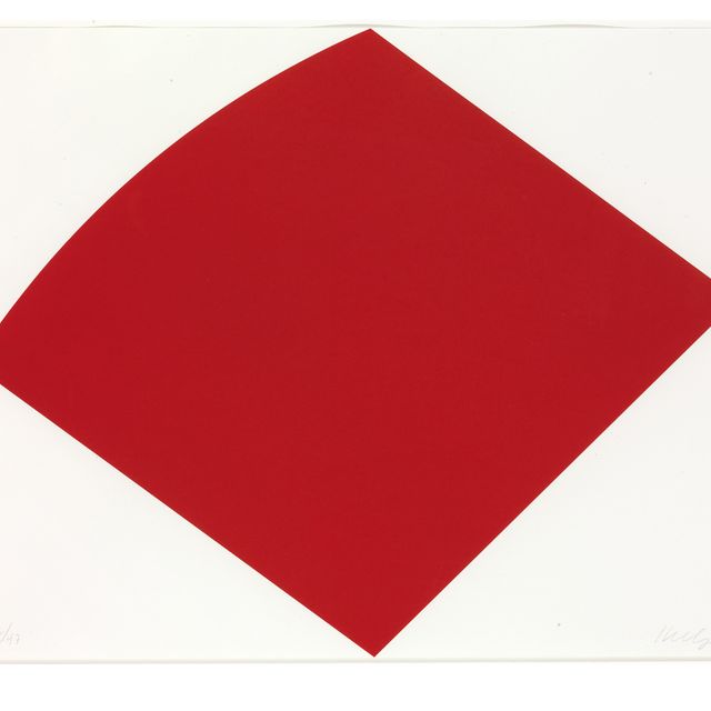 Ellsworth Kelly — Красная кривая