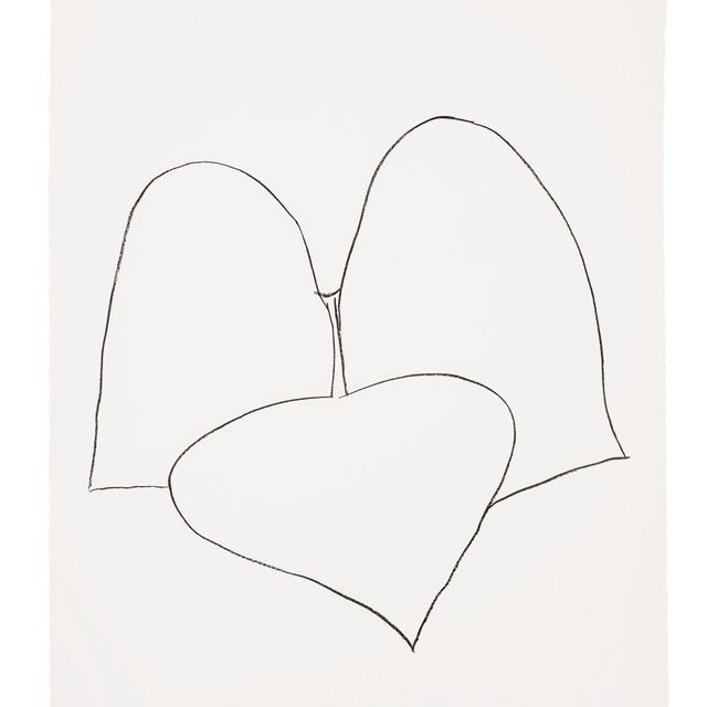 Ellsworth Kelly — Листья стручковой фасоли III (Haricot Vert III), из серии растительных литографий