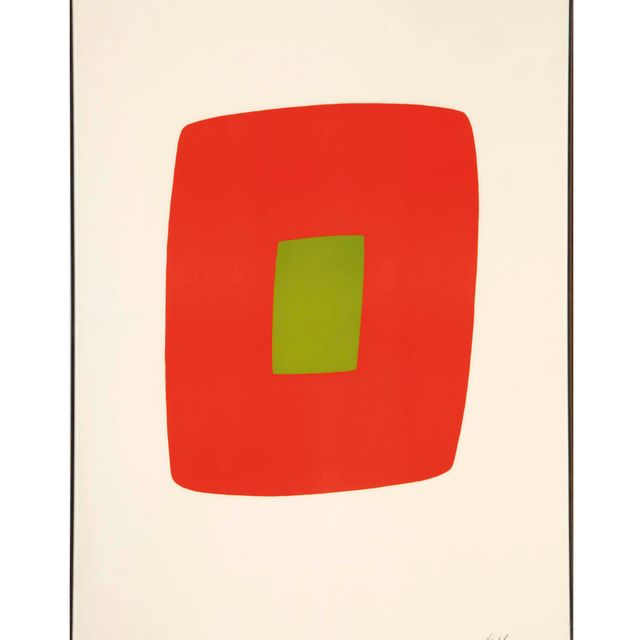 Ellsworth Kelly — Оранжевый с зеленым (A. 13)