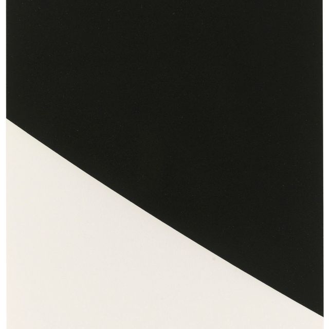 Ellsworth Kelly — Синяя кривая (черное состояние)
