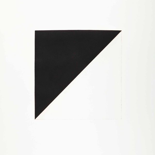 Ellsworth Kelly — Диагональ с черным, из серии Concorde