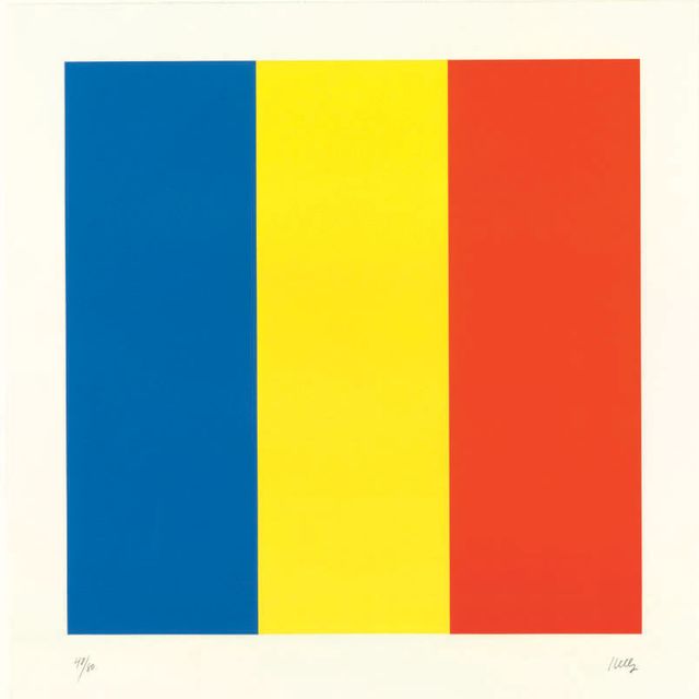 Ellsworth Kelly — Синий/желтый/красный (Gemini 1524)