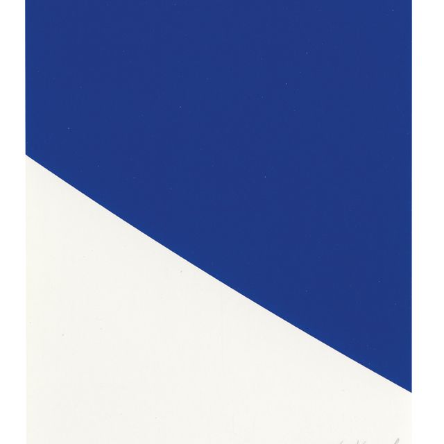 Ellsworth Kelly — Синяя кривая