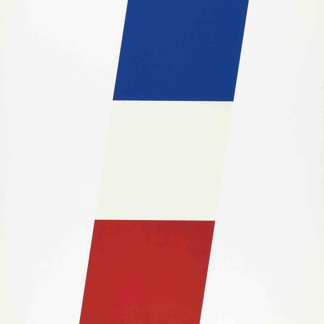 Ellsworth Kelly — Синий/Белый/Красный (A. 74)