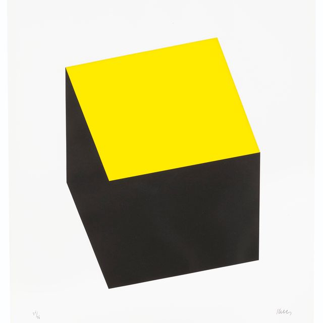 Ellsworth Kelly — Желтый/черный, из серии из десяти литографий