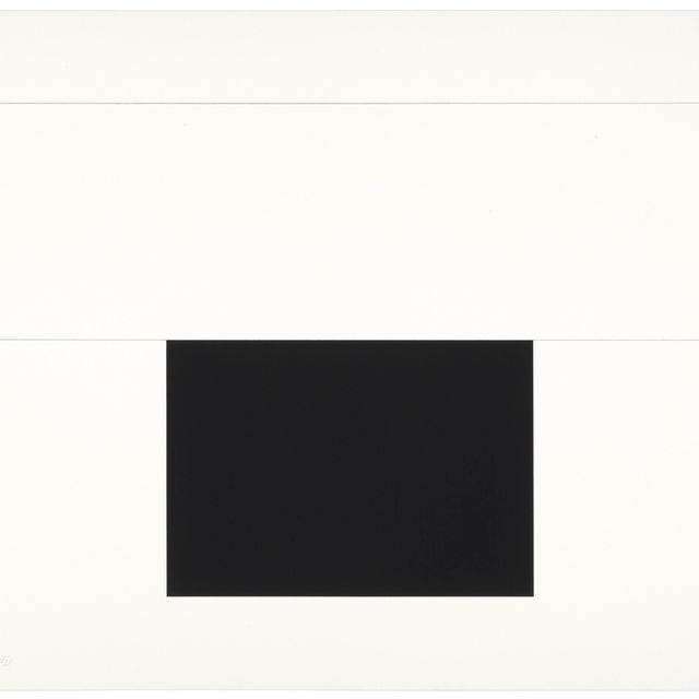 Ellsworth Kelly — Белая полоса с черным