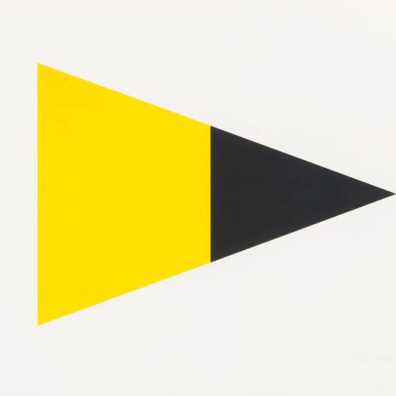 Ellsworth Kelly — Черный/желтый (A. 83)