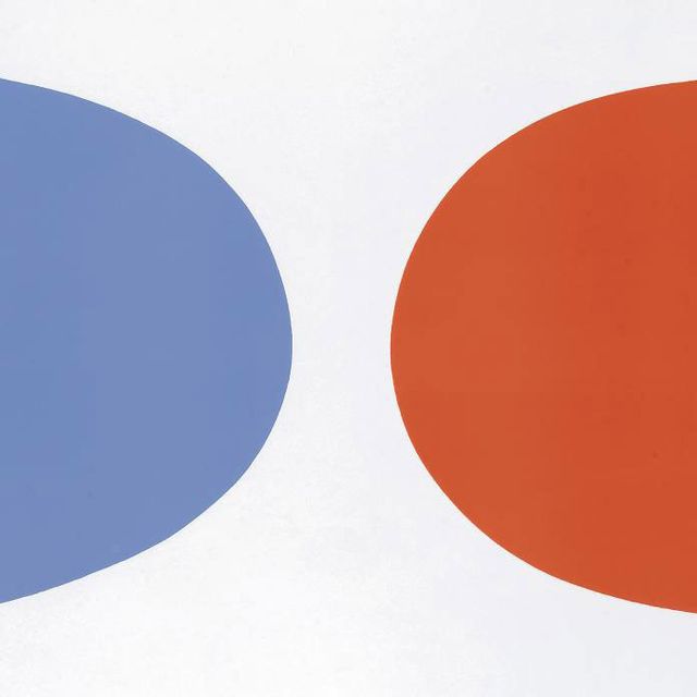 Ellsworth Kelly — Синий с оранжевым (Axsom 8)