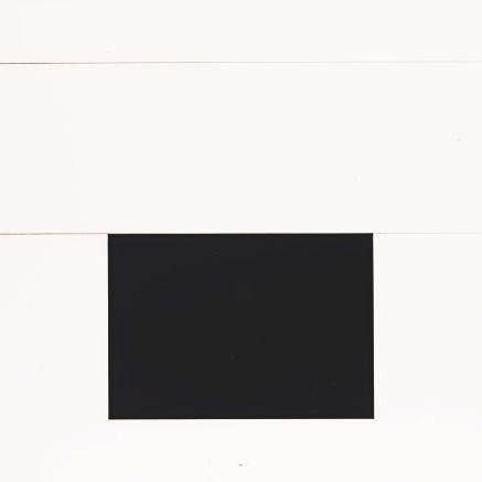 Ellsworth Kelly — Белая полоса с черным (A. 89)