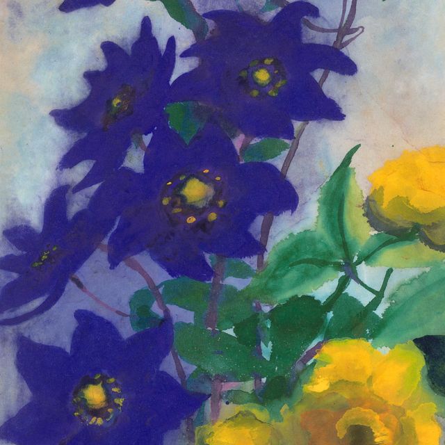 Emil Nolde — Синий и желанный цвет