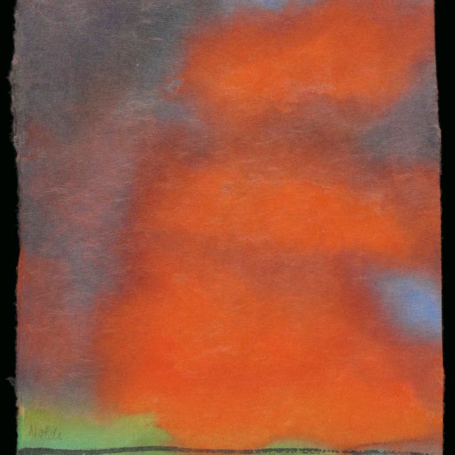 Emil Nolde — Земля в большом Химмеле и ротен-Волкене