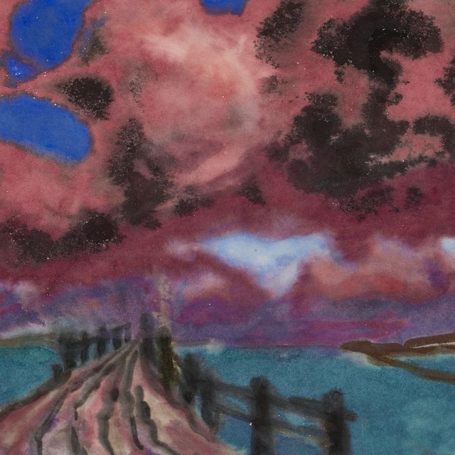 Emil Nolde — Маршландшафт в Абендволкене