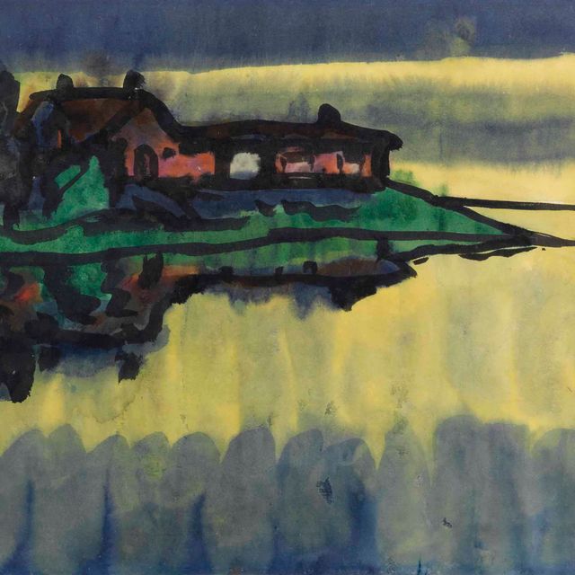 Emil Nolde — Маршландшафт (Бауэрнхоф-на-Вассере), Утенварф