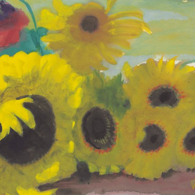Emil Nolde — Сонненблумен и, кажется, заучен наизусть.
