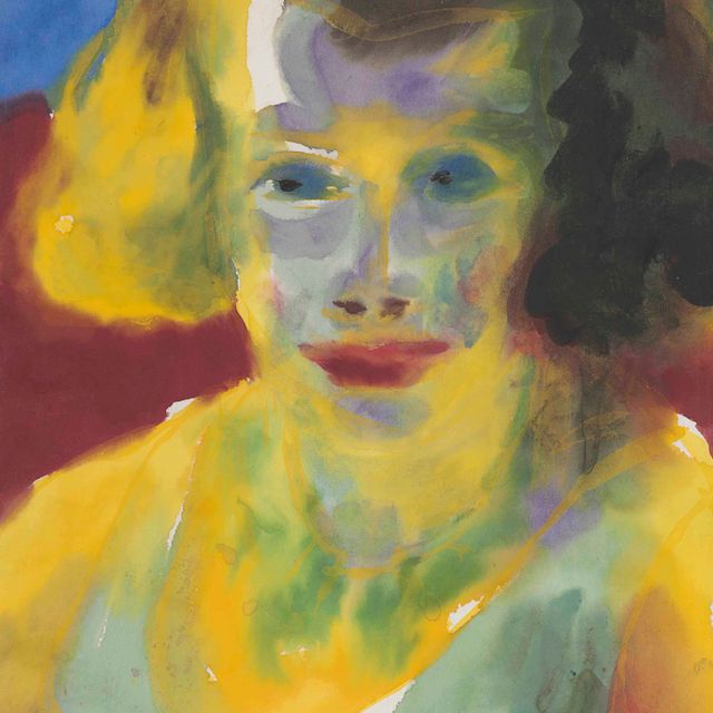 Emil Nolde — Фрауэнбилдис в Гегенлихте (гельб и груен)
