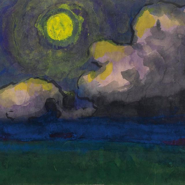 Emil Nolde — Месяц на марше