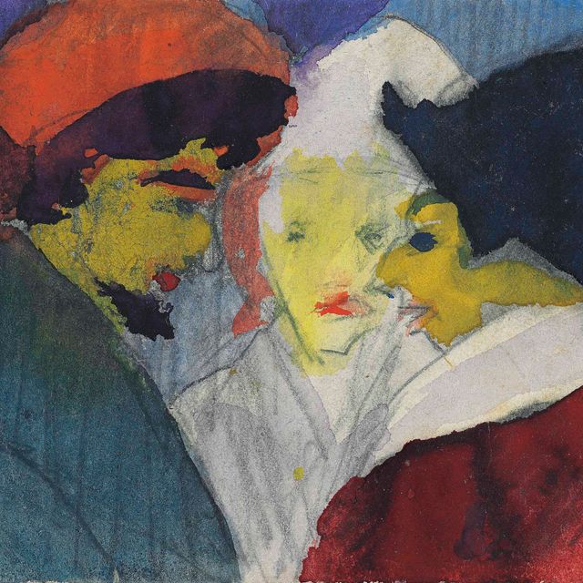 Emil Nolde — Цвей женщин и наслаждайся их жизнью