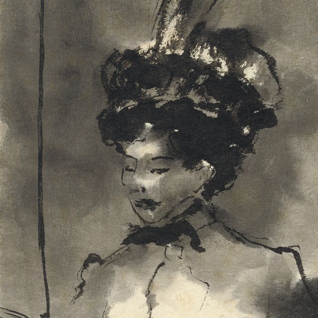 Emil Nolde — Дама из хижины мит