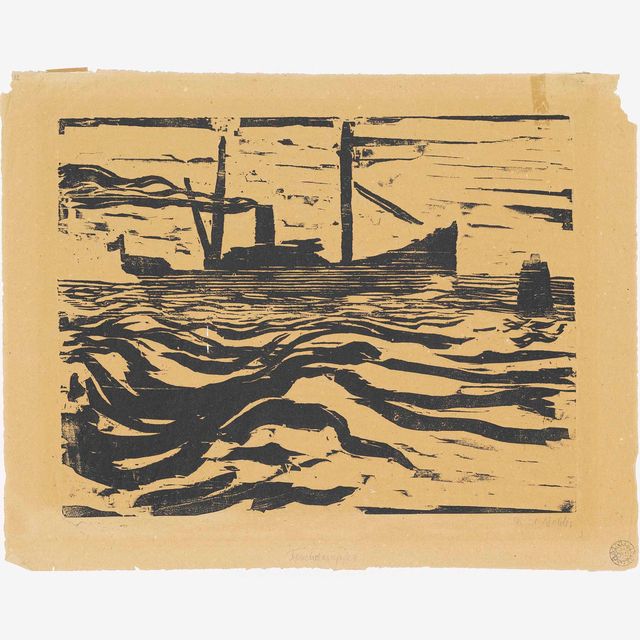 Emil Nolde — Фишдампфер (Шифлер и Мозель, 34)