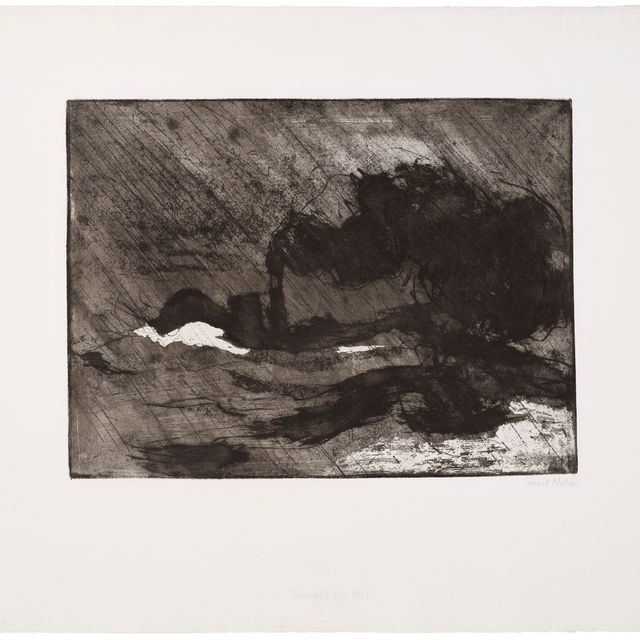 Emil Nolde — Дампфер (гросс, Дункель)