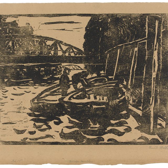 Emil Nolde — Фрайхафен Гамбург (улица Шифлера и Мозеля, 35)