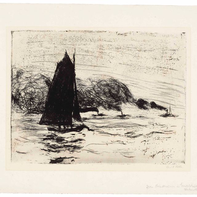 Emil Nolde — Сеглер и другой дампфер для кляйна