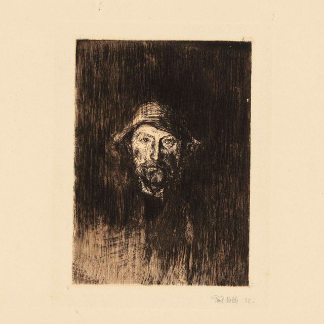Emil Nolde — Дер Малер (Сельбстбилднис)
