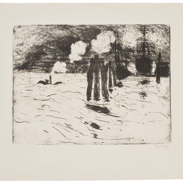 Emil Nolde — Гамбург, Шифф-им-Док