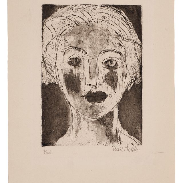 Emil Nolde — Мадхенбилднис (Портрет девушки)